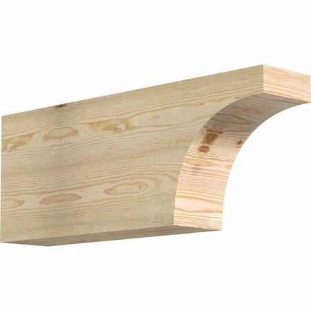 Ekena Millwork Huntington Rough Sawn Rafter Tail, Douglas Fir, 6"W x 12"H x 32"L RFT06X12X32HUN00RDF